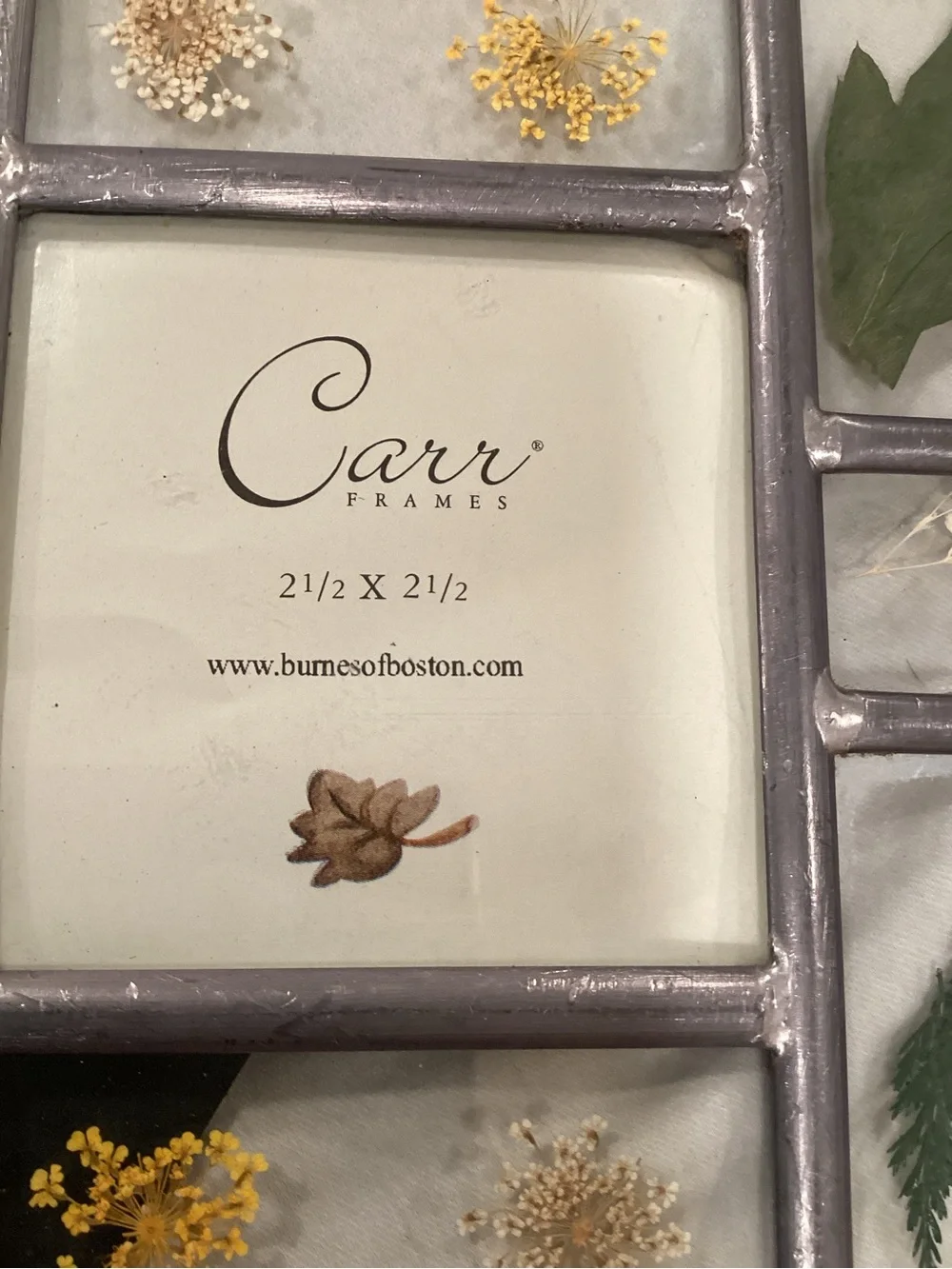 Multi-Opening Silver Glass Picture Frame